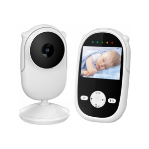 Digital Babyalarm m. Kamera 2.4" LCD skærm - Hvid