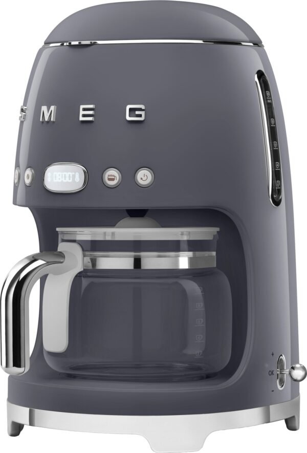 Smeg 50s Style kaffemaskine DCF02GREU (grå)